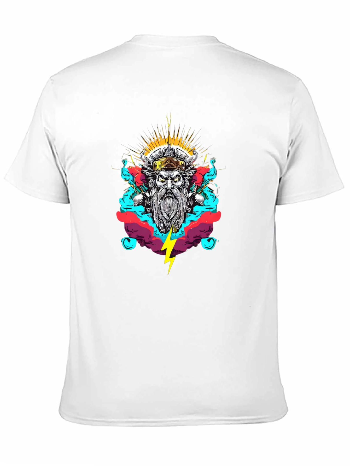 Viking Warrior Graphic Black T-Shirt