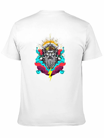 Viking Warrior Graphic Black T-Shirt