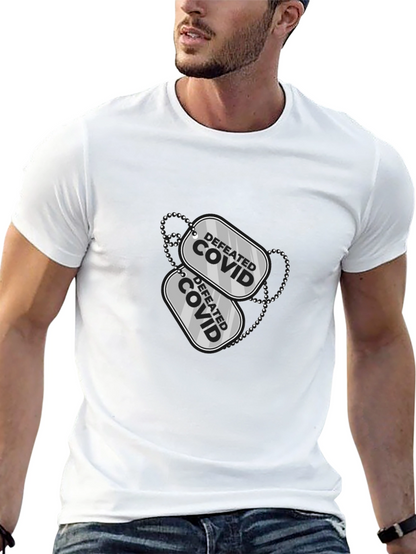 Defeated COVID Graphic Tee