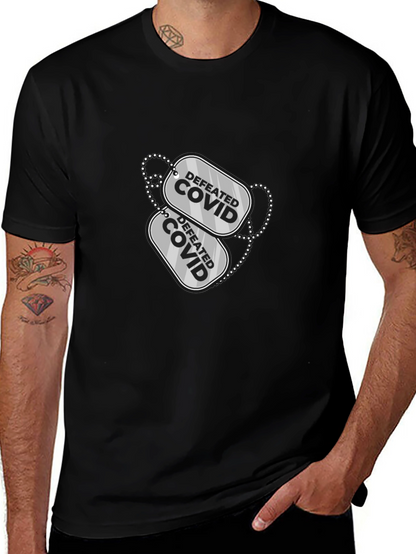 Defeated COVID Graphic Tee