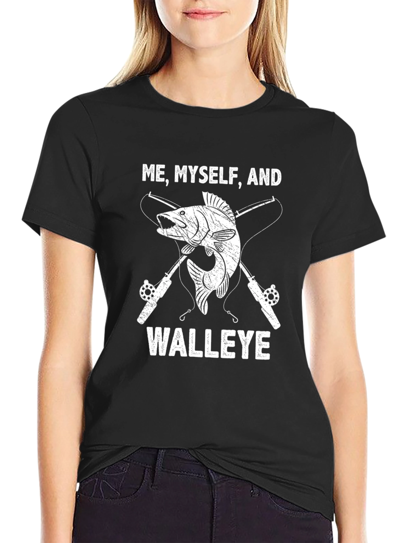 Me Myself and Walleye T-Shirt Fishing Tee