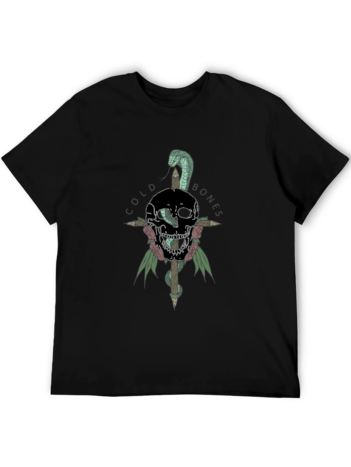 Cold Bones Skull Snake T-Shirt