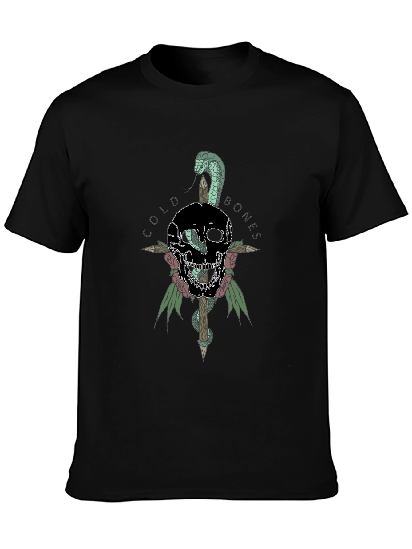 Cold Bones Skull Snake T-Shirt