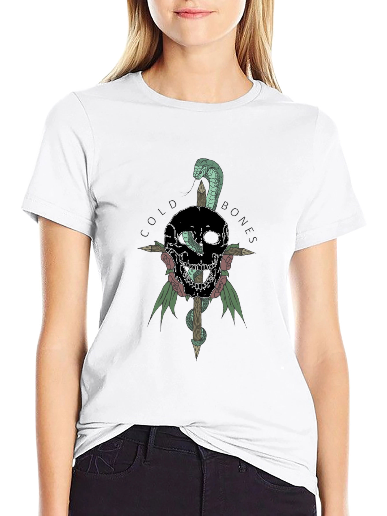 Cold Bones Skull Snake T-Shirt