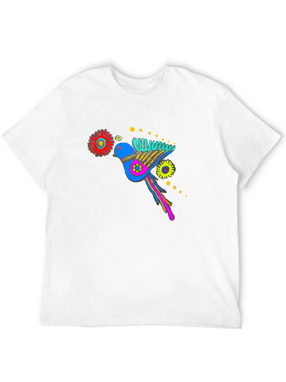 Bird Graphic Black T-Shirt