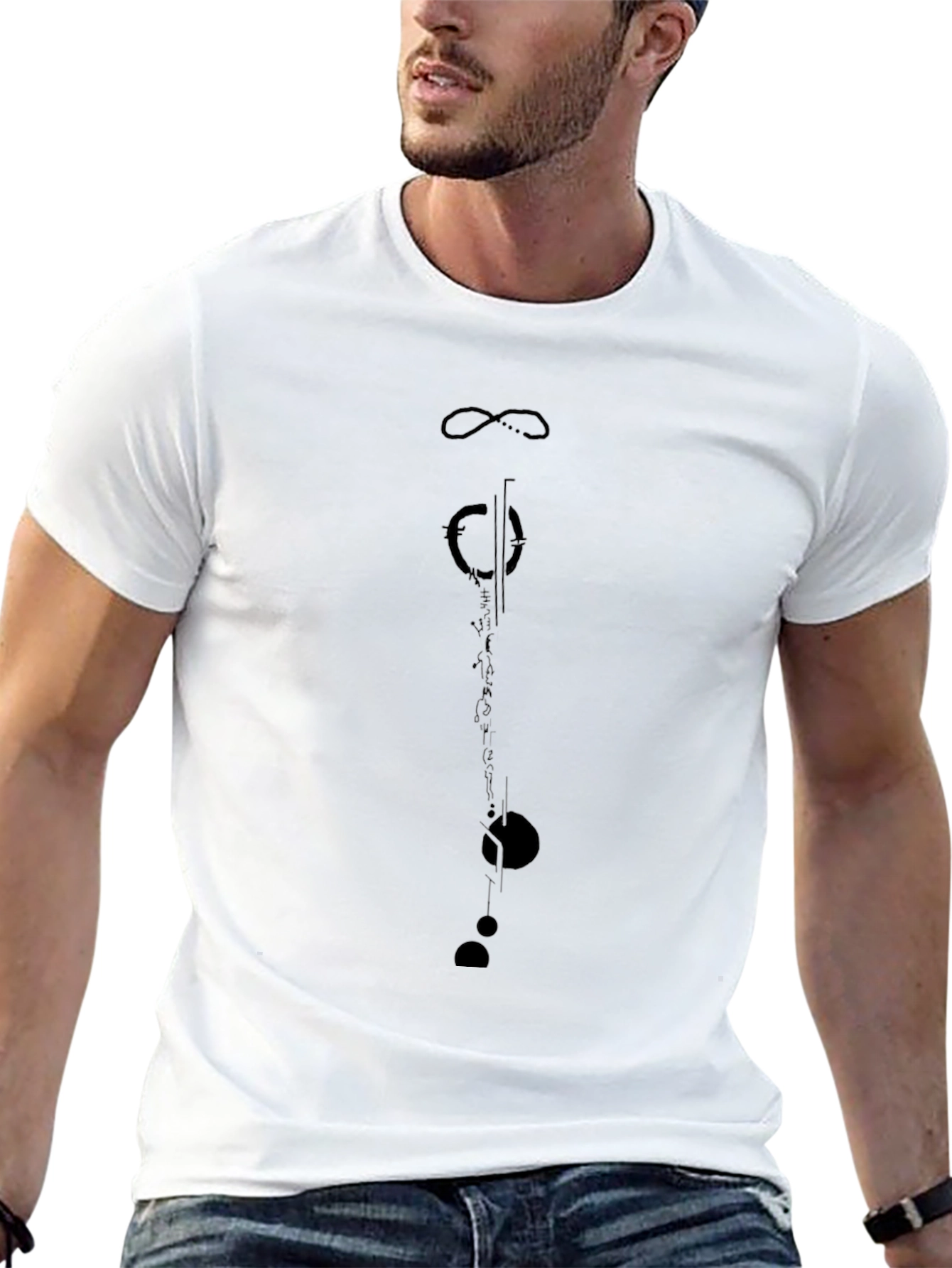 Modern Symbol Black T-Shirt