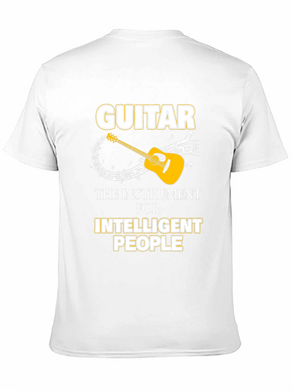 Guitar Intelligent People Black T-Shirt