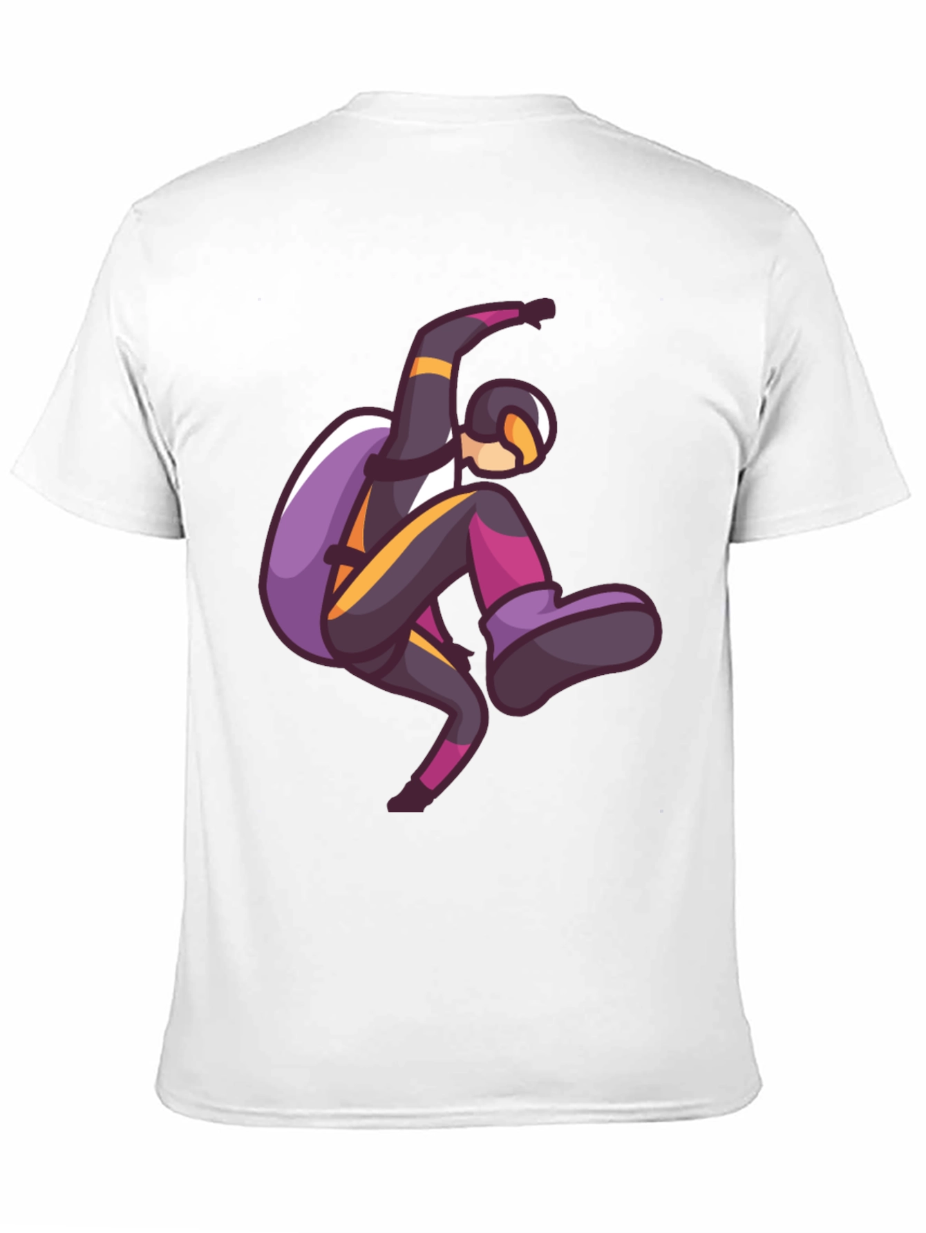 Skydiving Graphic Print T-Shirt