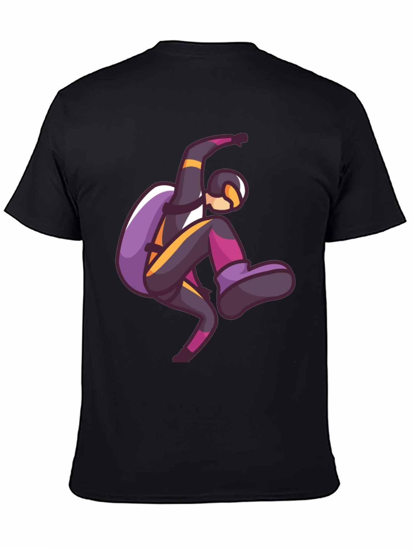 Skydiving Graphic Print T-Shirt
