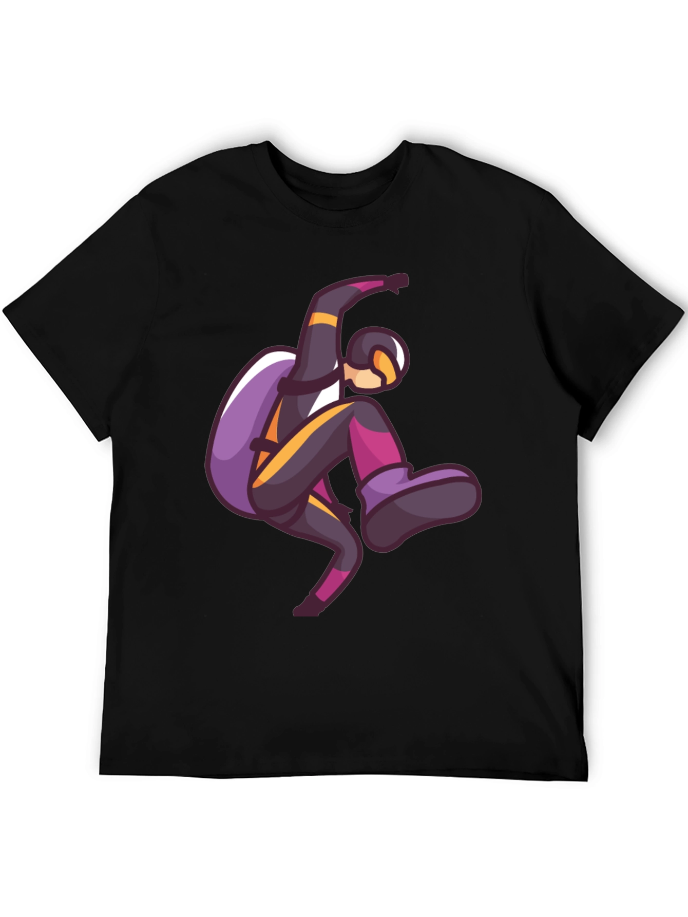 Skydiving Graphic Print T-Shirt