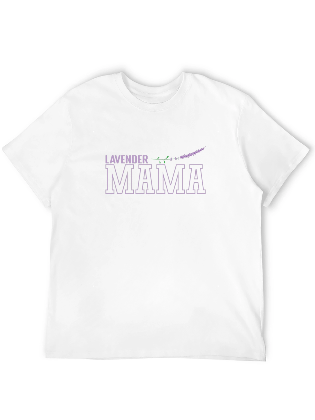 Lavender Mama Black T-Shirt