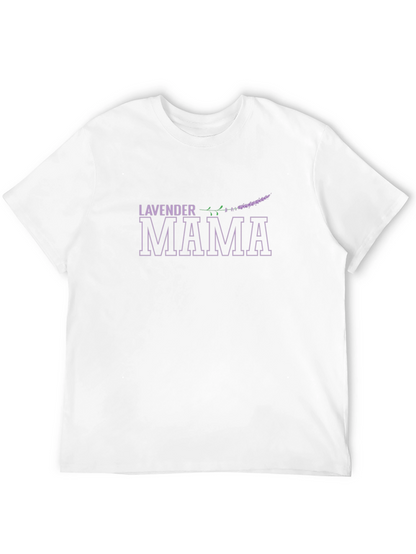 Lavender Mama Black T-Shirt