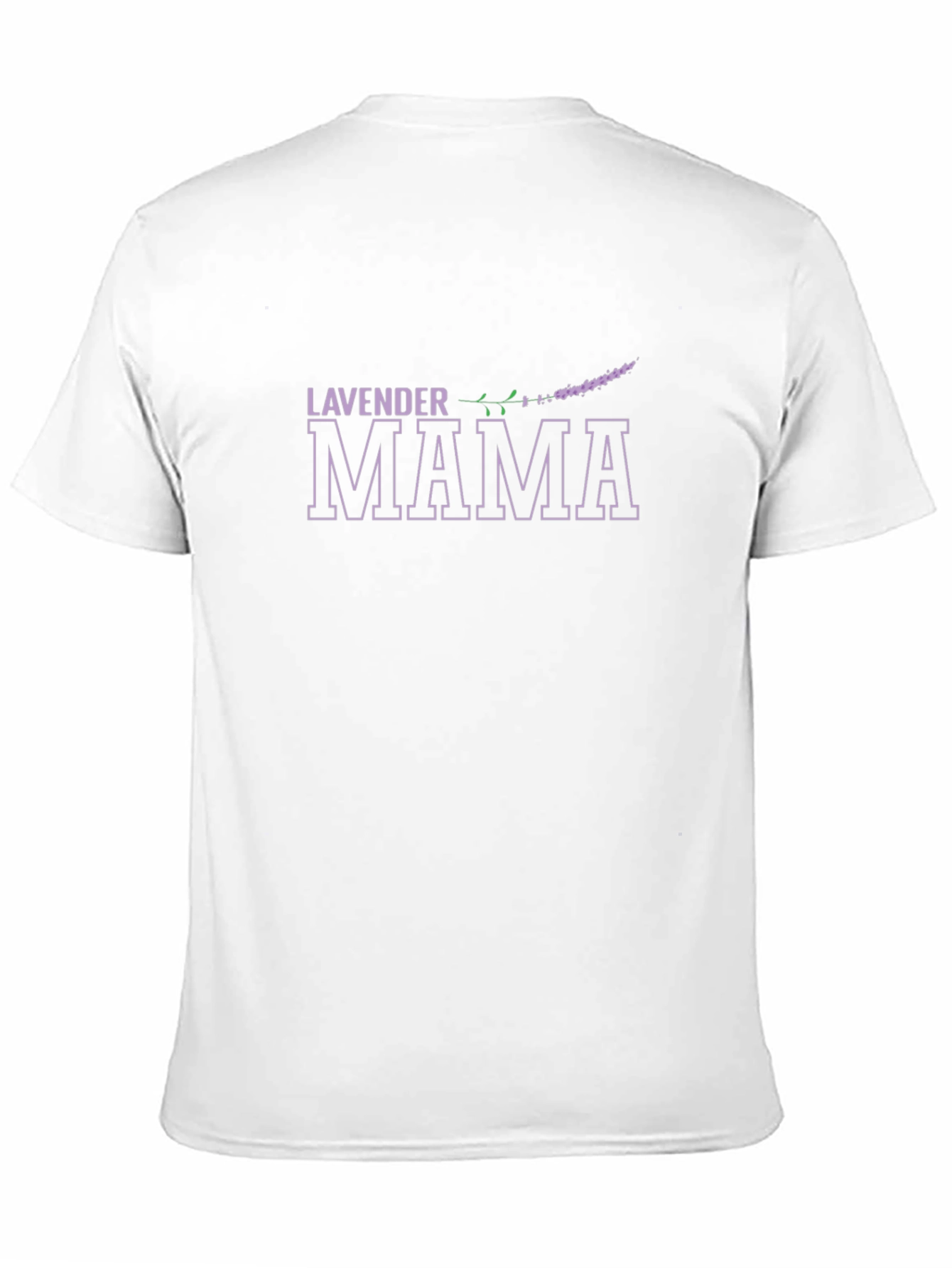 Lavender Mama Black T-Shirt