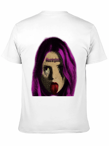 Meaningless Girl Graphic Black T-Shirt