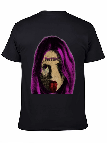 Meaningless Girl Graphic Black T-Shirt