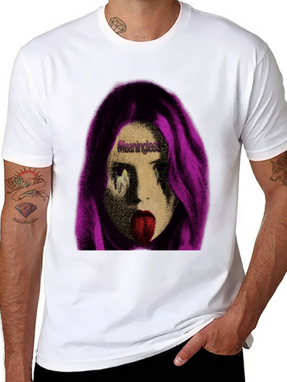 Meaningless Girl Graphic Black T-Shirt