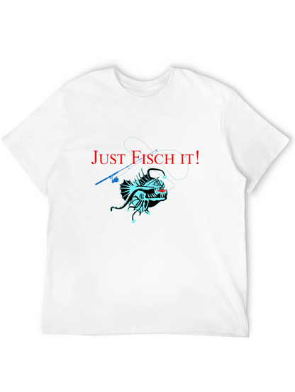Just Fisch It! Anglerfish Graphic T-Shirt - Unique Design