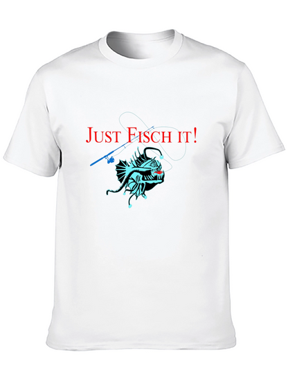Just Fisch It! Anglerfish Graphic T-Shirt - Unique Design