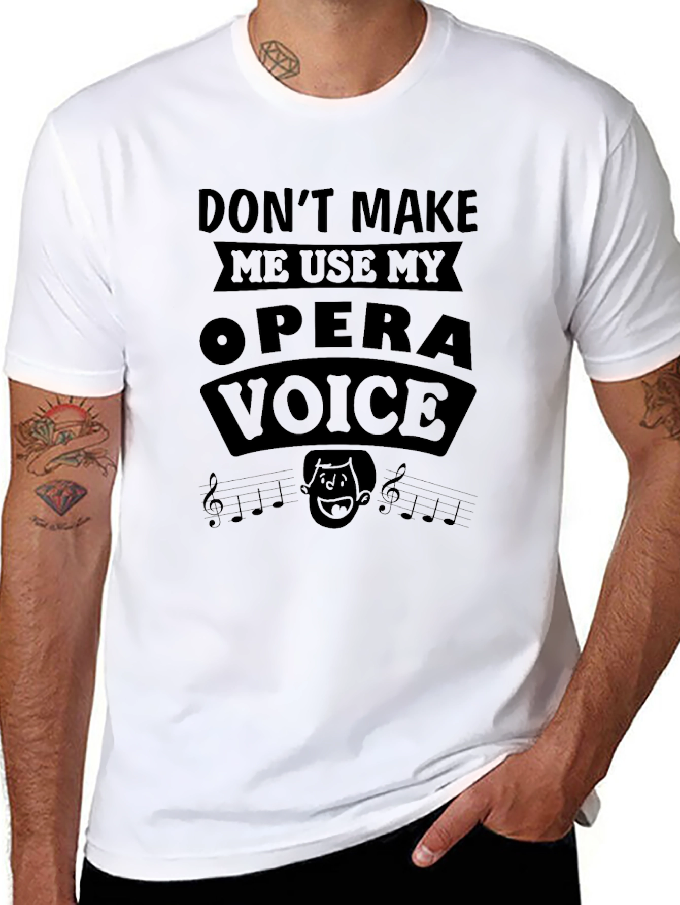 Opera Voice T-Shirt - Funny Music Lover Tee