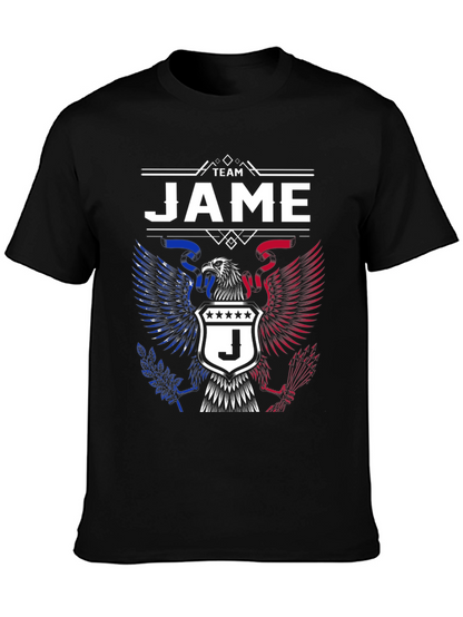 Team JAME T-Shirt - Patriotic Eagle Design