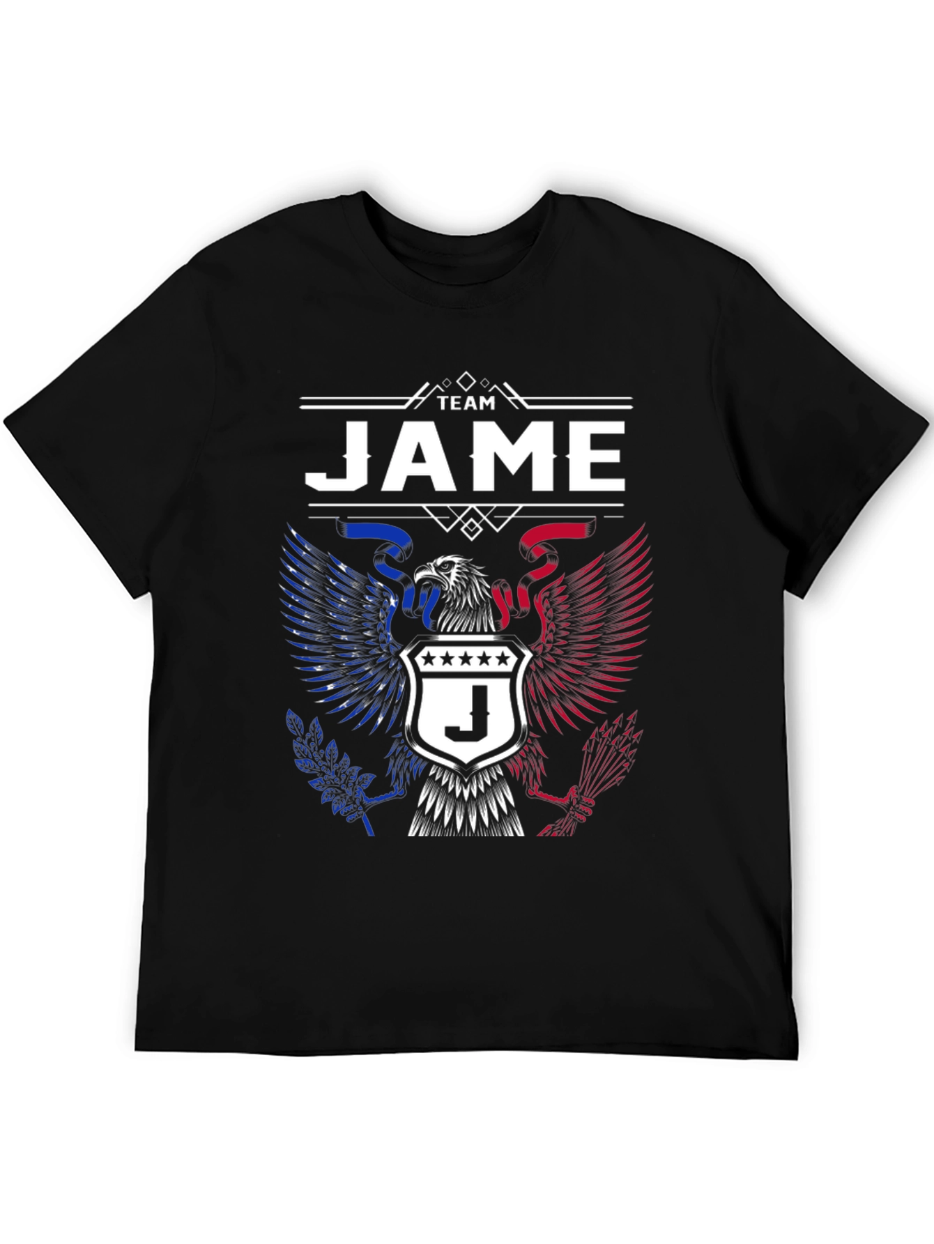 Team JAME T-Shirt - Patriotic Eagle Design