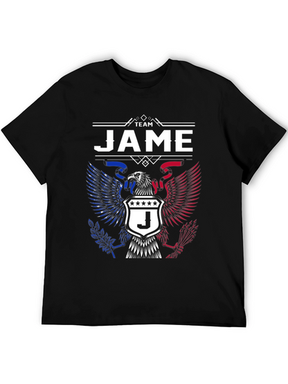 Team JAME T-Shirt - Patriotic Eagle Design