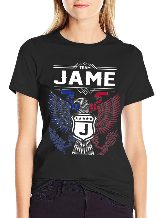Team JAME T-Shirt - Patriotic Eagle Design