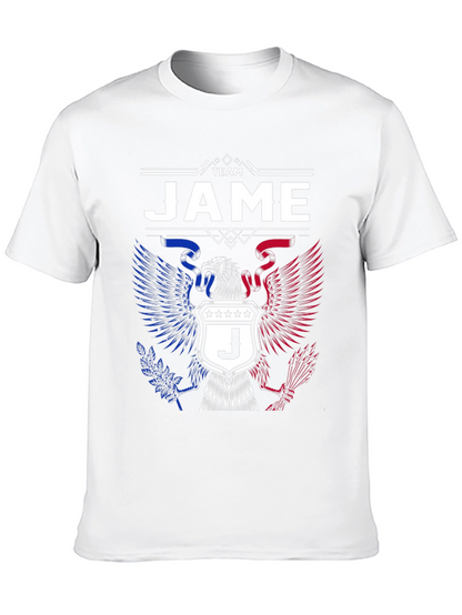 Team JAME T-Shirt - Patriotic Eagle Design
