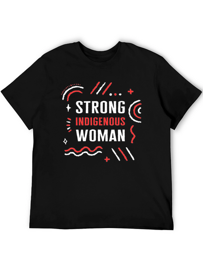 Strong Indigenous Woman Graphic Tee