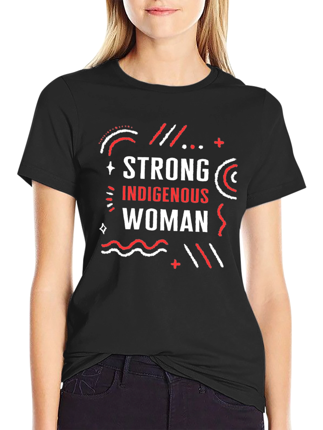 Strong Indigenous Woman Graphic Tee