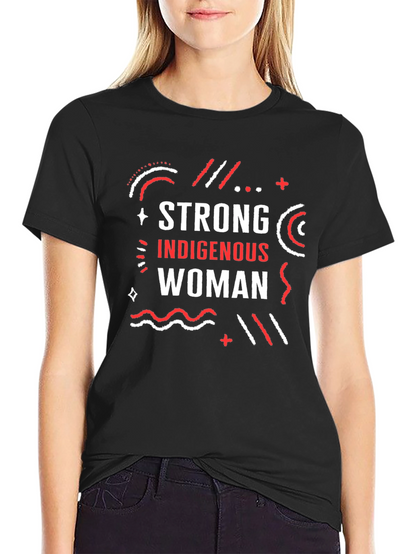Strong Indigenous Woman Graphic Tee