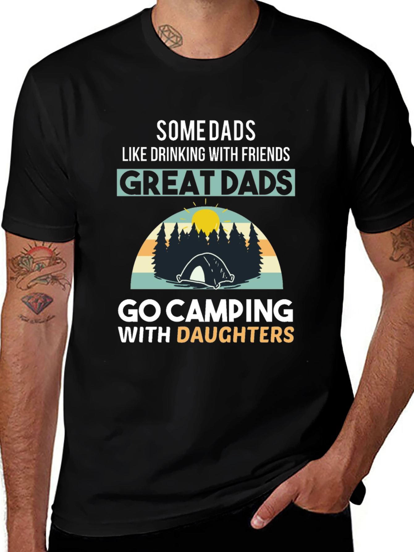 Great Dads Camping T-Shirt