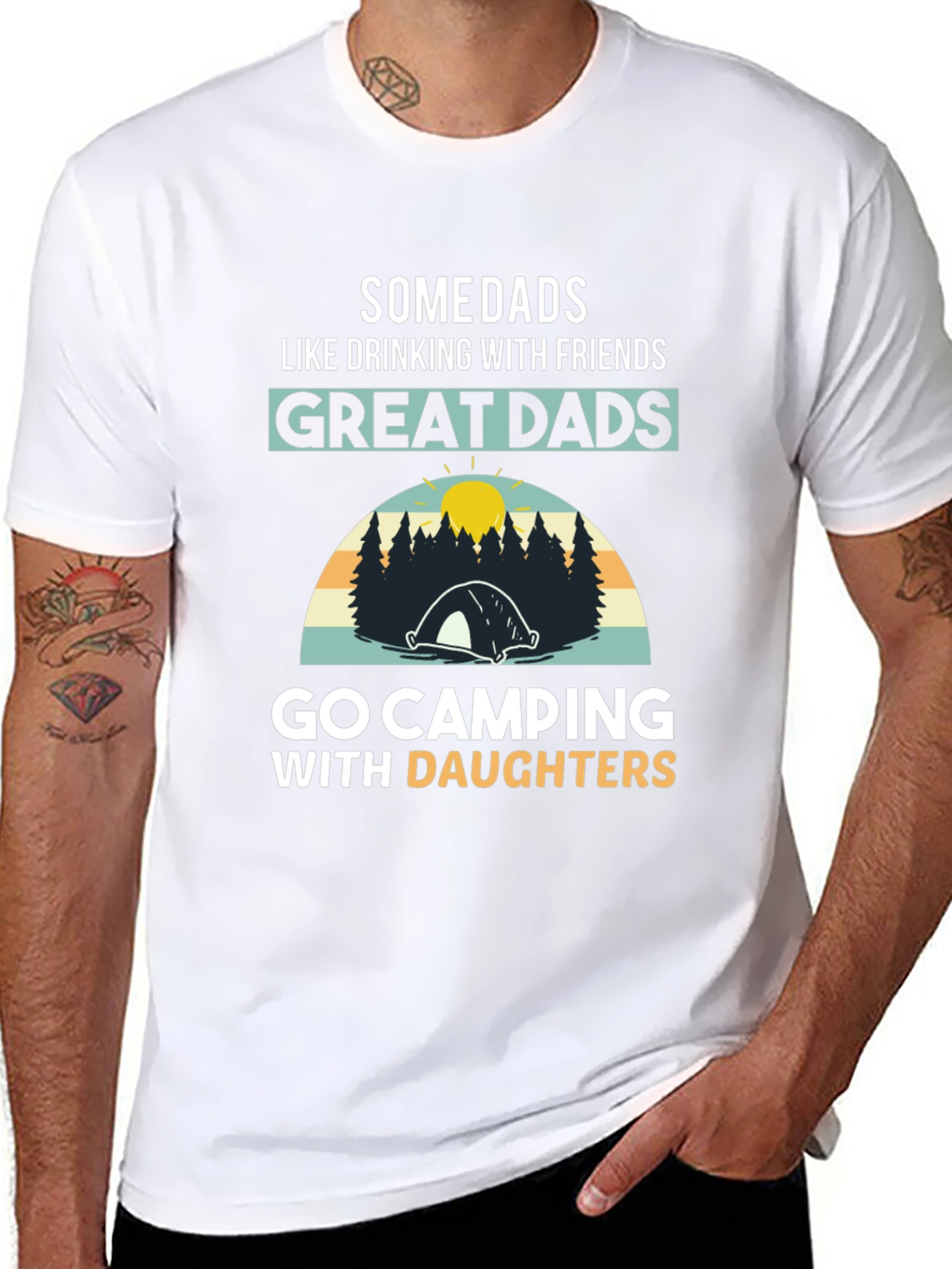 Great Dads Camping T-Shirt