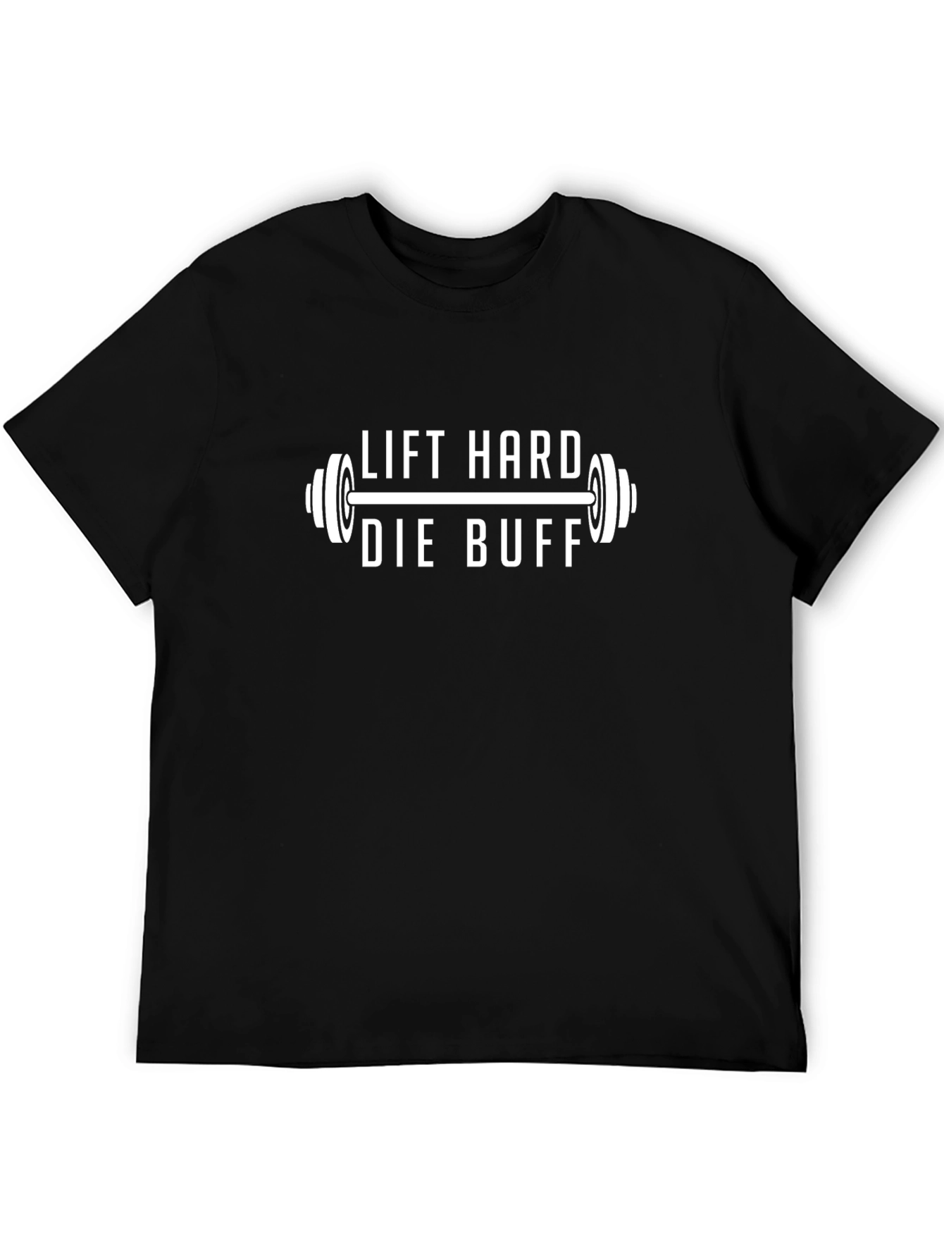 Lift Hard Die Buff Black T-Shirt - Gym Motivation