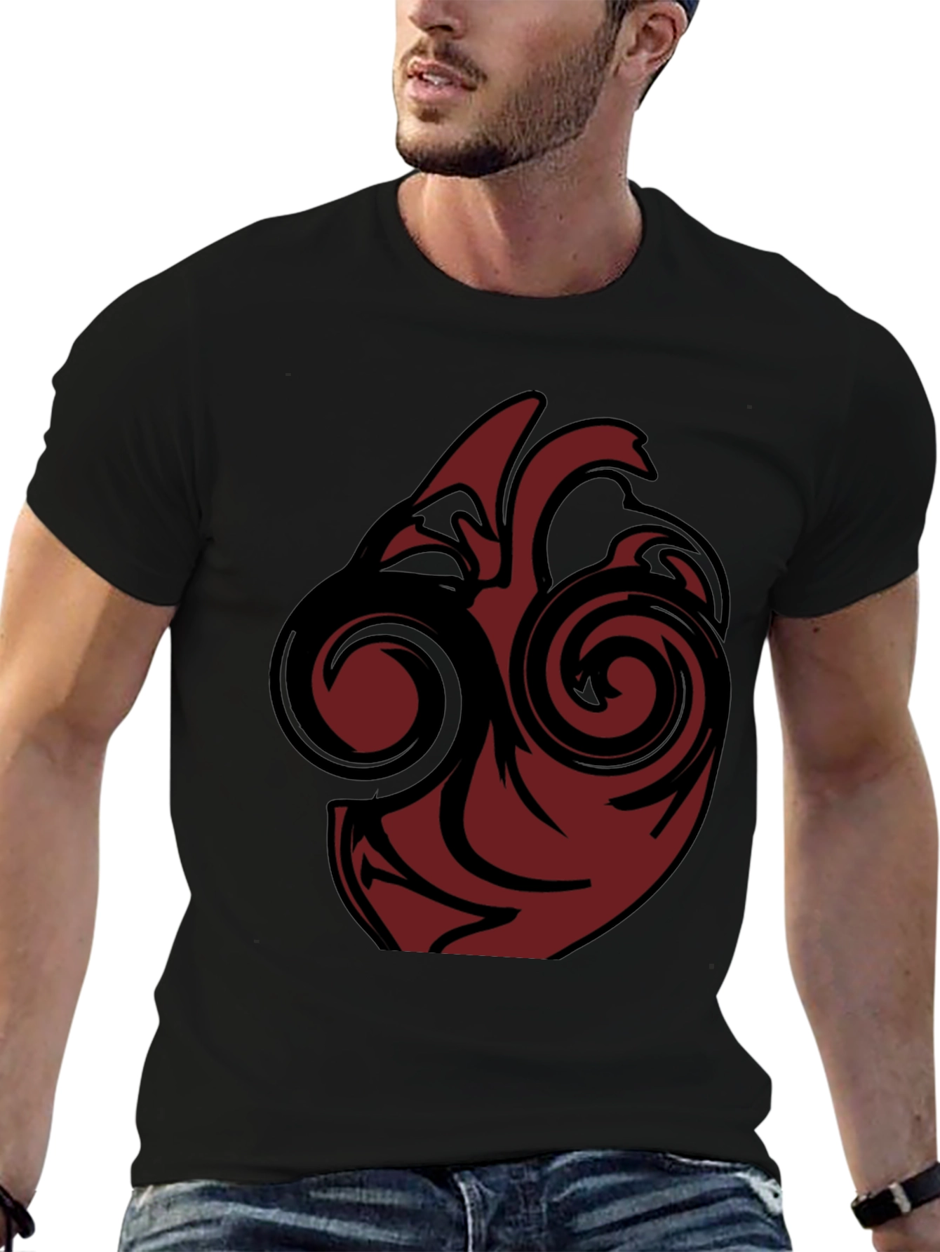 Modern Heart Graphic Tee - Stylish Comfort