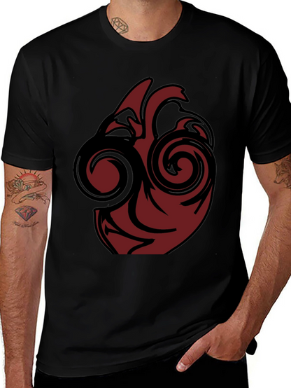 Modern Heart Graphic Tee - Stylish Comfort