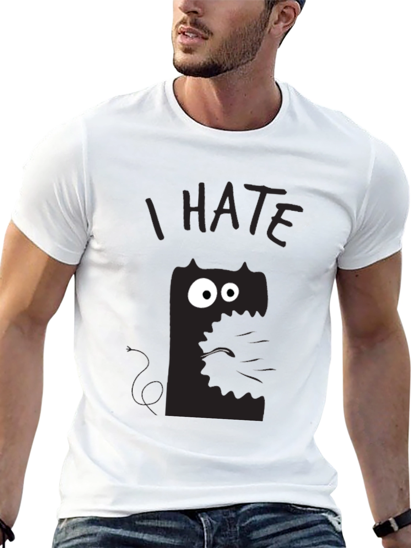 I Hate My Cat T-Shirt - Funny Graphic Tee