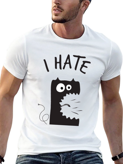 I Hate My Cat T-Shirt - Funny Graphic Tee