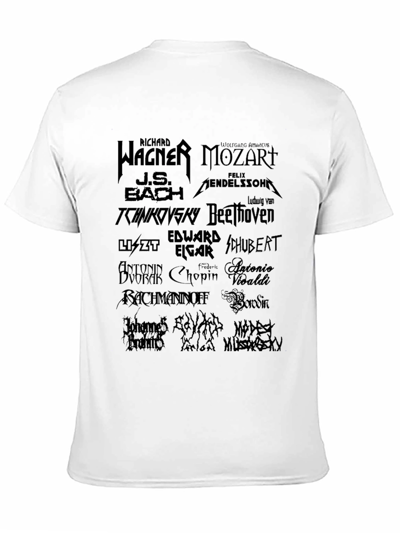 Classical Composers T-Shirt - Music Lover Gift