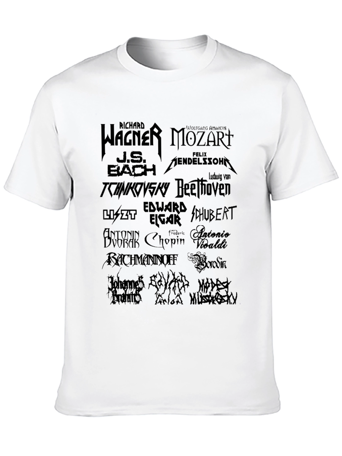 Classical Composers T-Shirt - Music Lover Gift
