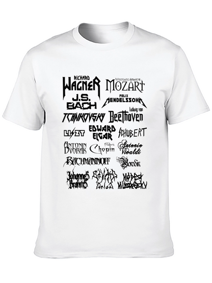Classical Composers T-Shirt - Music Lover Gift