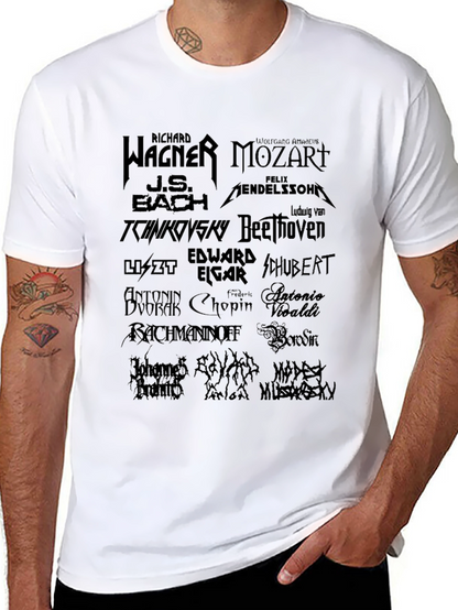 Classical Composers T-Shirt - Music Lover Gift