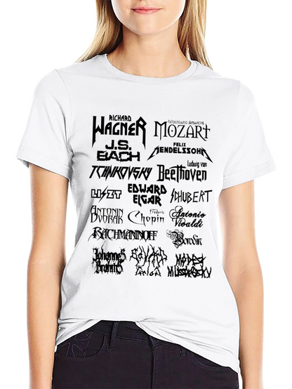 Classical Composers T-Shirt - Music Lover Gift