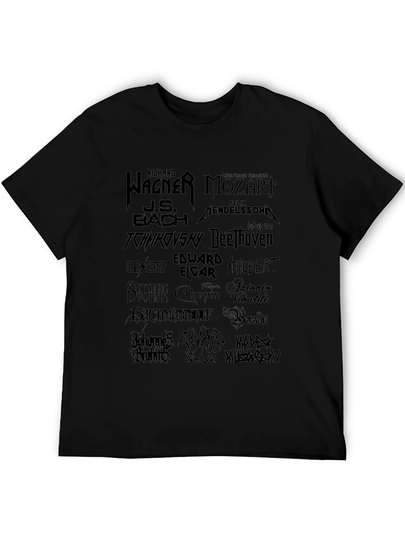 Classical Composers T-Shirt - Music Lover Gift