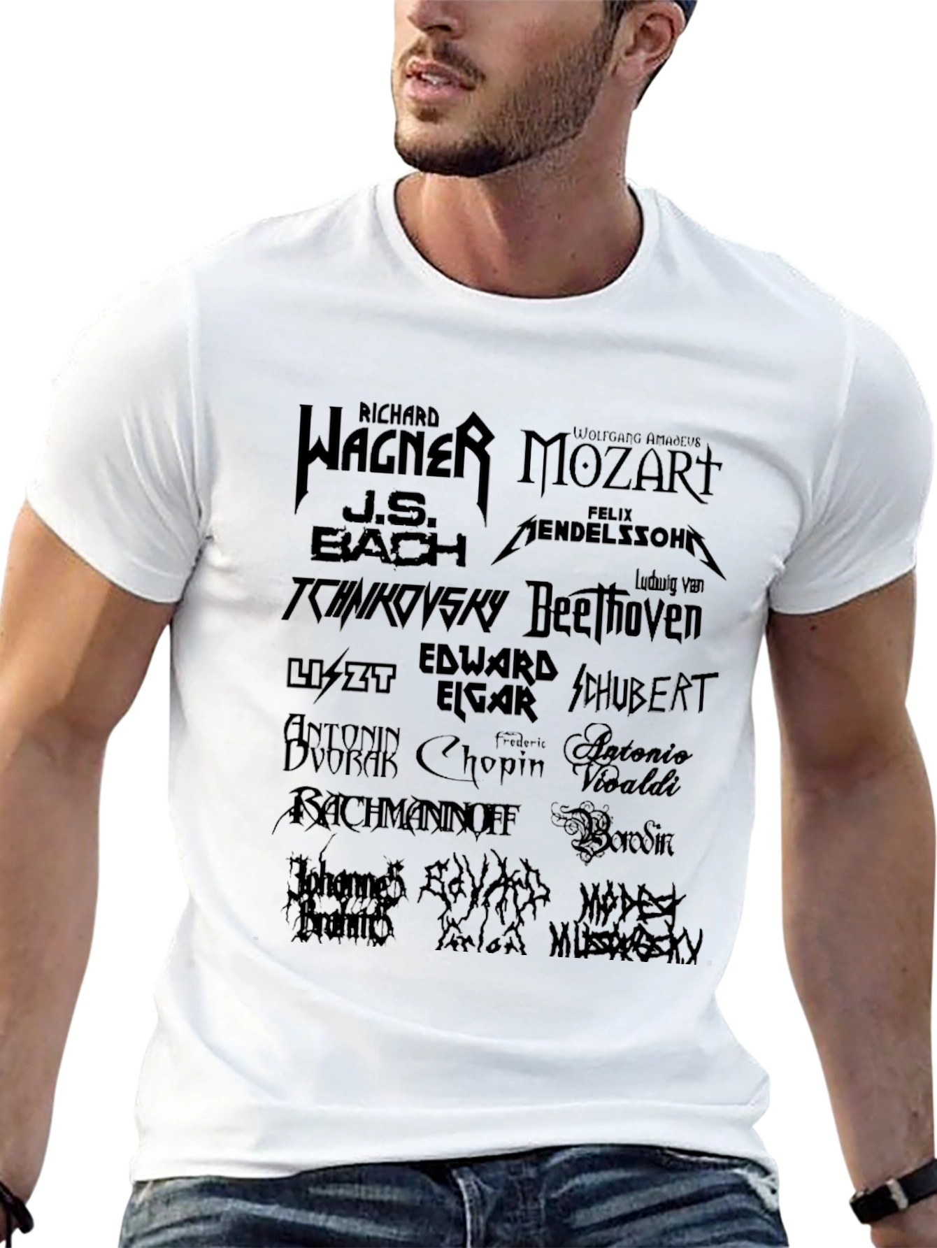 Classical Composers T-Shirt - Music Lover Gift