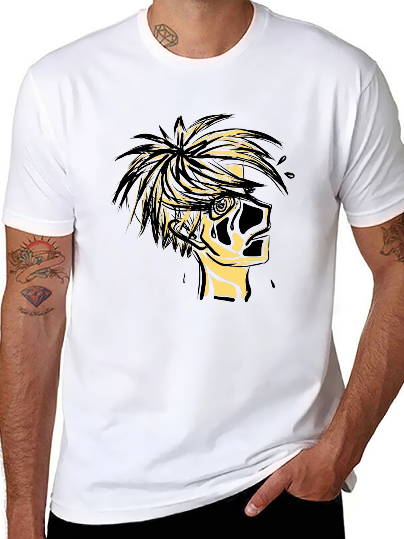 Anime Inspired Black T-Shirt