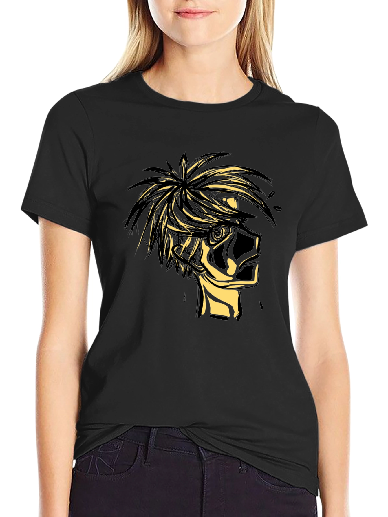 Anime Inspired Black T-Shirt