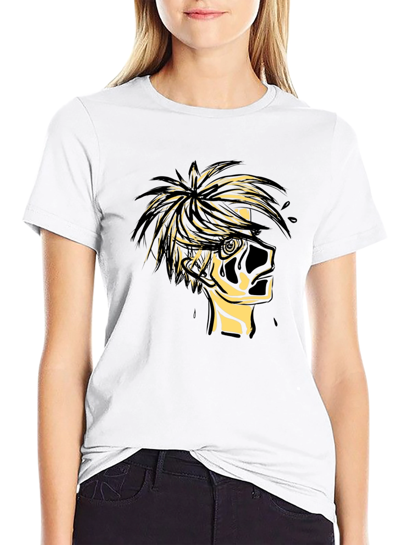 Anime Inspired Black T-Shirt