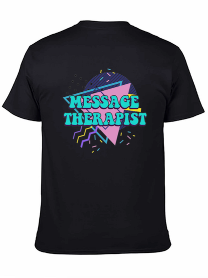 Retro Massage Therapist Graphic T-Shirt