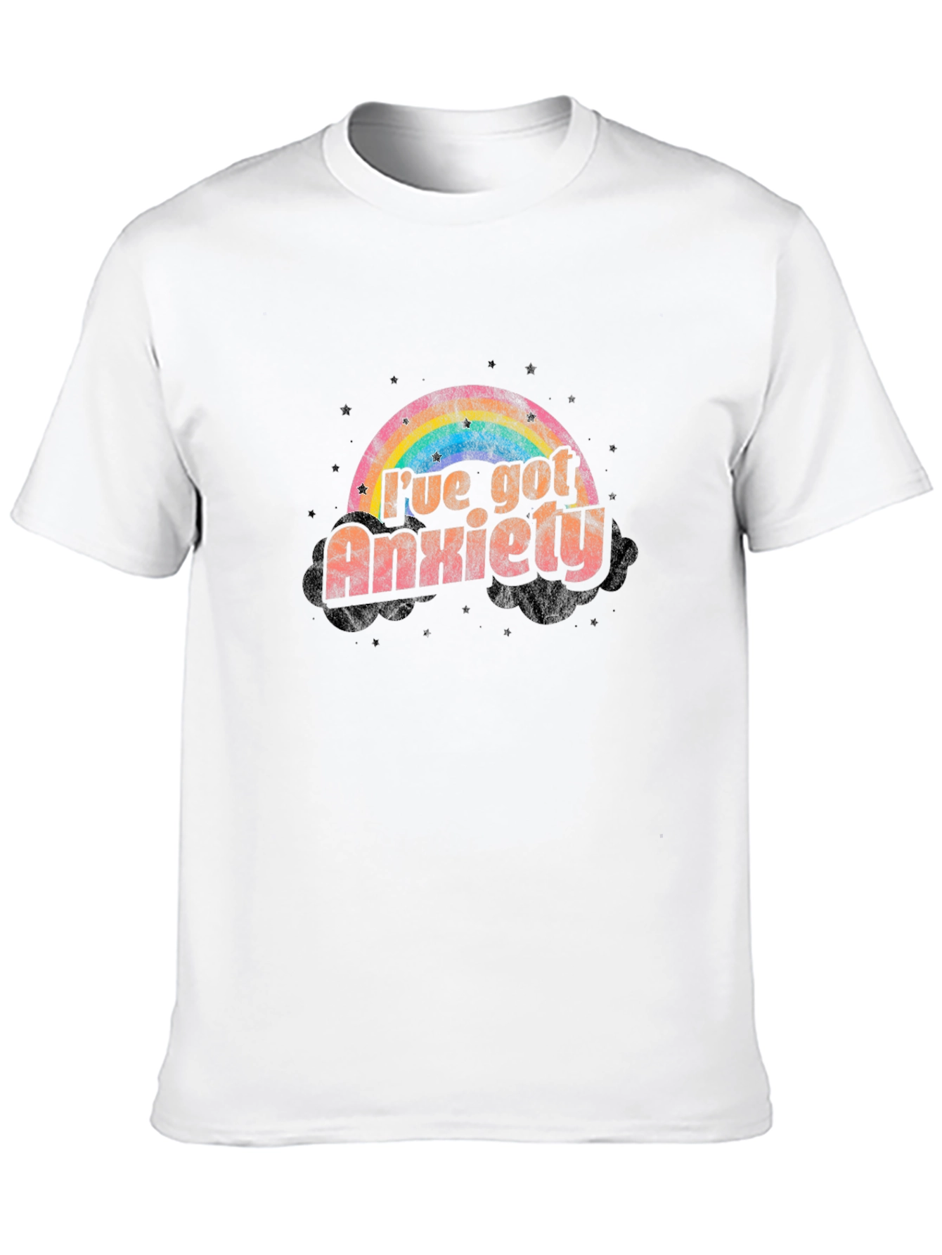 Anxiety Rainbow T-Shirt - Stylish & Comfortable
